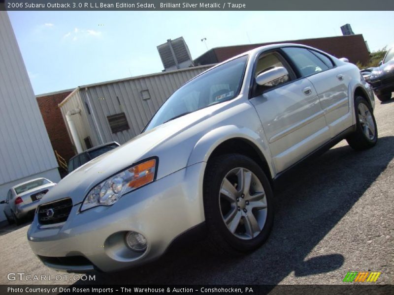 Brilliant Silver Metallic / Taupe 2006 Subaru Outback 3.0 R L.L.Bean Edition Sedan