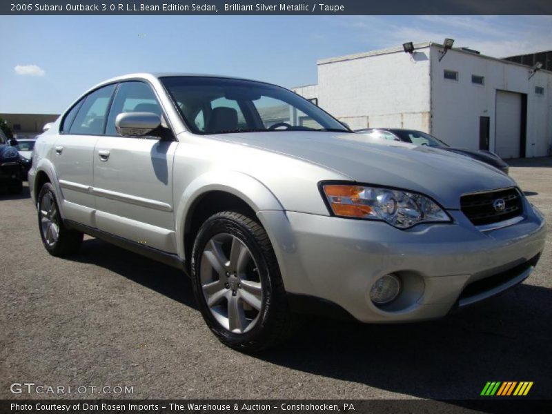 Brilliant Silver Metallic / Taupe 2006 Subaru Outback 3.0 R L.L.Bean Edition Sedan