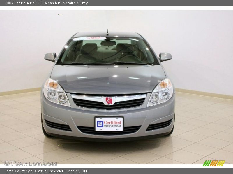 Ocean Mist Metallic / Gray 2007 Saturn Aura XE
