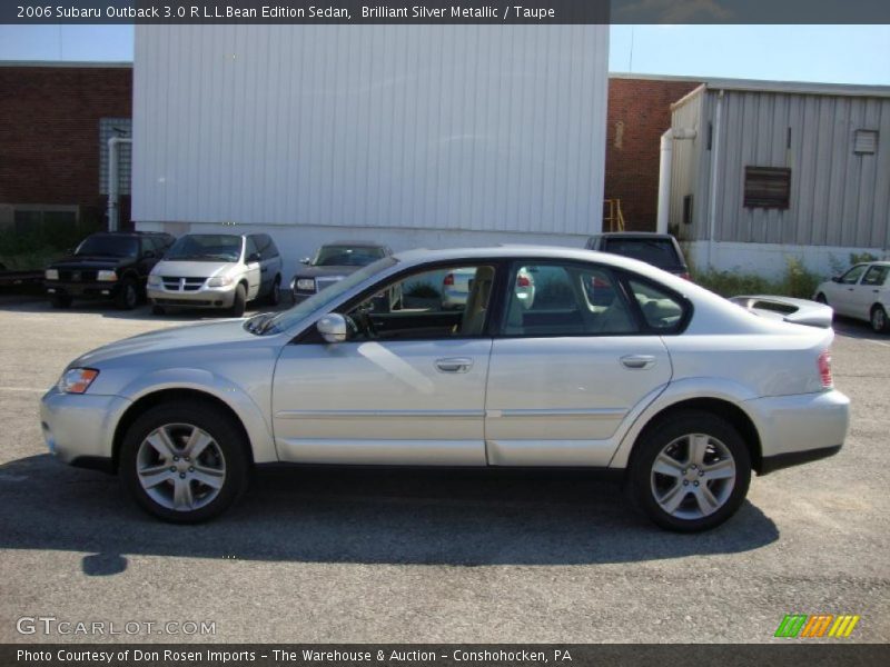 Brilliant Silver Metallic / Taupe 2006 Subaru Outback 3.0 R L.L.Bean Edition Sedan