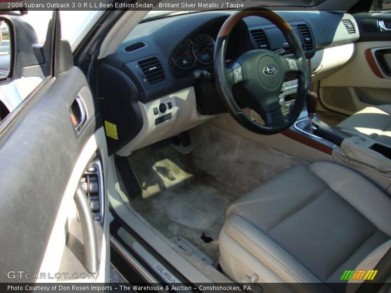 Brilliant Silver Metallic / Taupe 2006 Subaru Outback 3.0 R L.L.Bean Edition Sedan