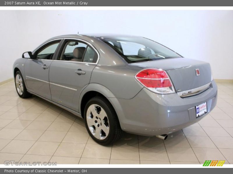 Ocean Mist Metallic / Gray 2007 Saturn Aura XE