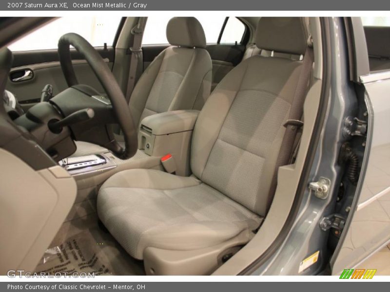 Ocean Mist Metallic / Gray 2007 Saturn Aura XE