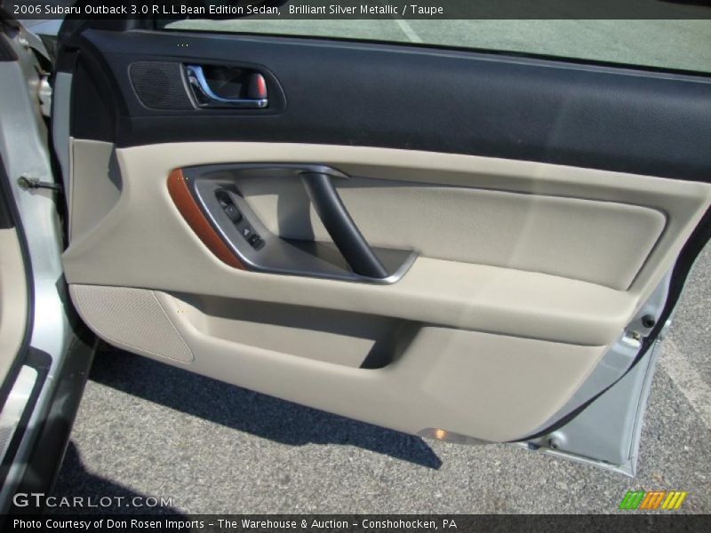 Brilliant Silver Metallic / Taupe 2006 Subaru Outback 3.0 R L.L.Bean Edition Sedan