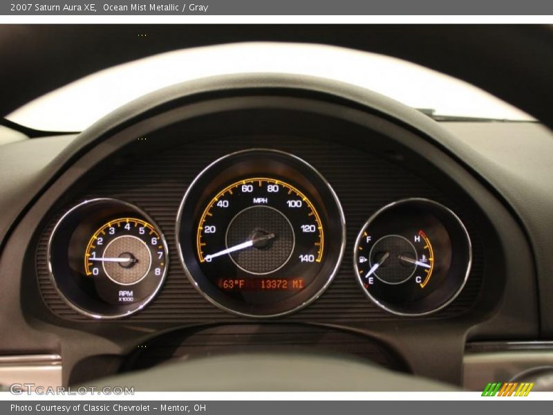 Ocean Mist Metallic / Gray 2007 Saturn Aura XE