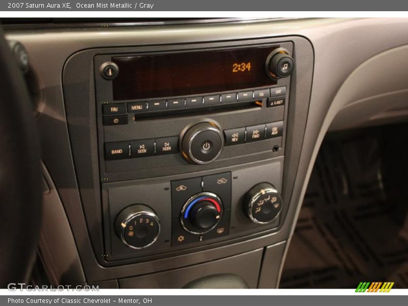 Ocean Mist Metallic / Gray 2007 Saturn Aura XE