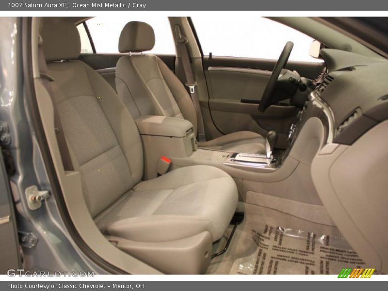 Ocean Mist Metallic / Gray 2007 Saturn Aura XE