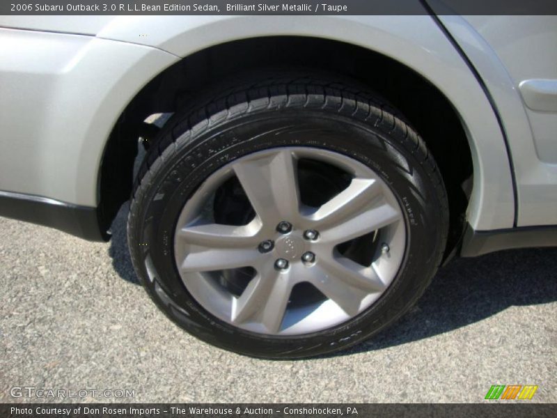 Brilliant Silver Metallic / Taupe 2006 Subaru Outback 3.0 R L.L.Bean Edition Sedan