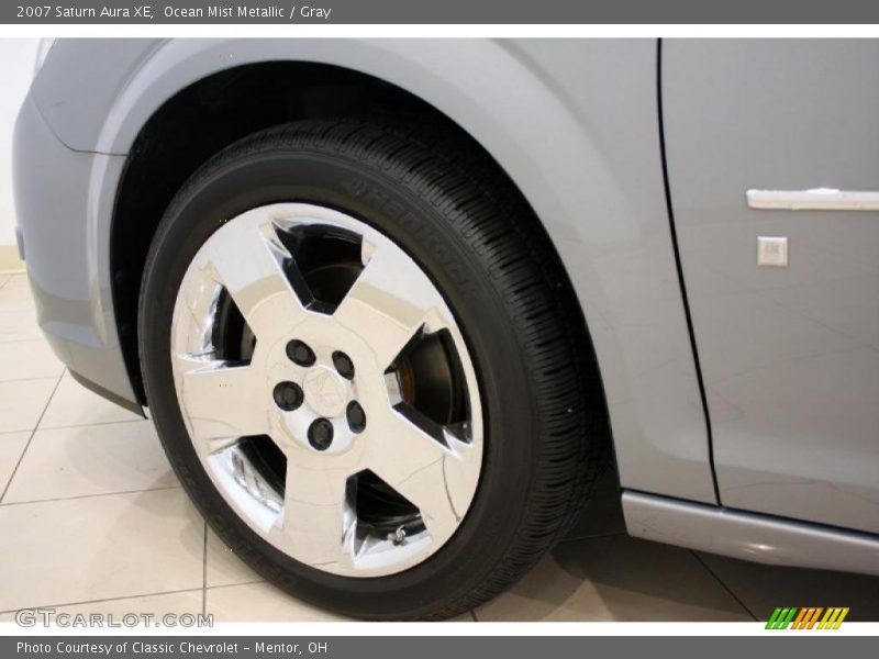 Ocean Mist Metallic / Gray 2007 Saturn Aura XE