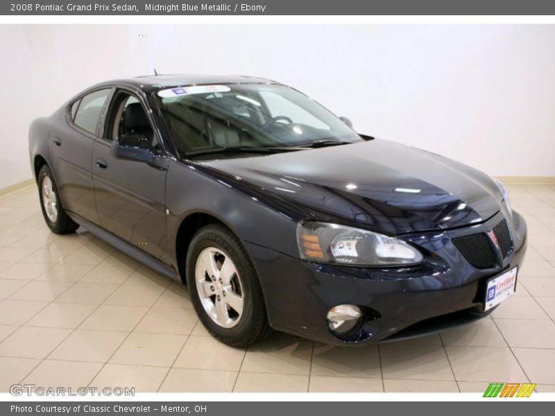 Midnight Blue Metallic / Ebony 2008 Pontiac Grand Prix Sedan