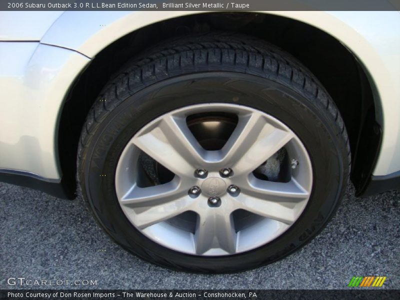 Brilliant Silver Metallic / Taupe 2006 Subaru Outback 3.0 R L.L.Bean Edition Sedan