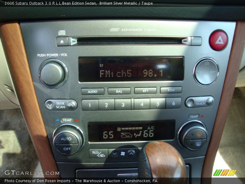 Brilliant Silver Metallic / Taupe 2006 Subaru Outback 3.0 R L.L.Bean Edition Sedan