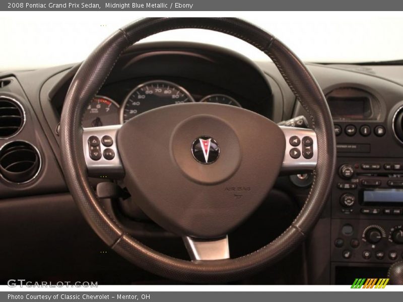 Midnight Blue Metallic / Ebony 2008 Pontiac Grand Prix Sedan