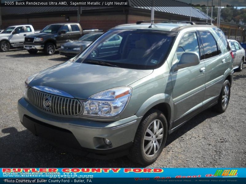 Sagemist Metallic / Light Neutral 2005 Buick Rendezvous Ultra AWD