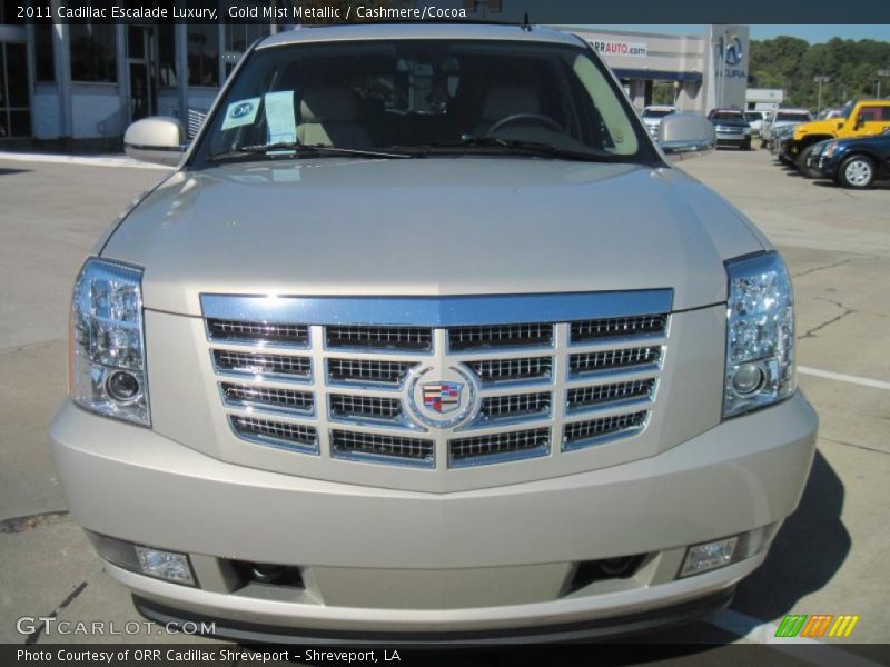 Gold Mist Metallic / Cashmere/Cocoa 2011 Cadillac Escalade Luxury