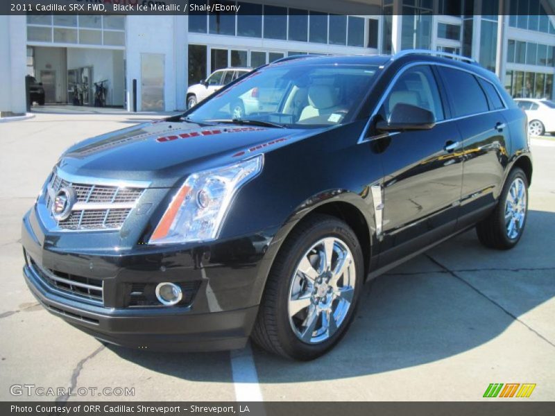 Black Ice Metallic / Shale/Ebony 2011 Cadillac SRX FWD