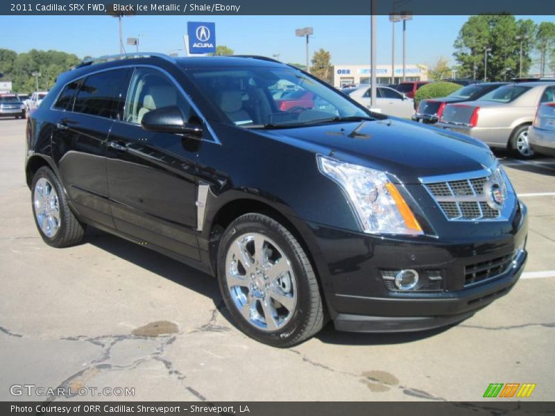 Black Ice Metallic / Shale/Ebony 2011 Cadillac SRX FWD