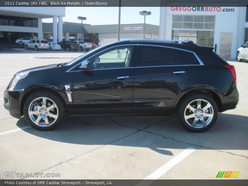 Black Ice Metallic / Shale/Ebony 2011 Cadillac SRX FWD