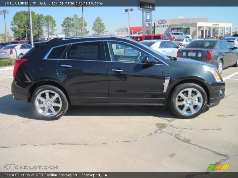 Black Ice Metallic / Shale/Ebony 2011 Cadillac SRX FWD