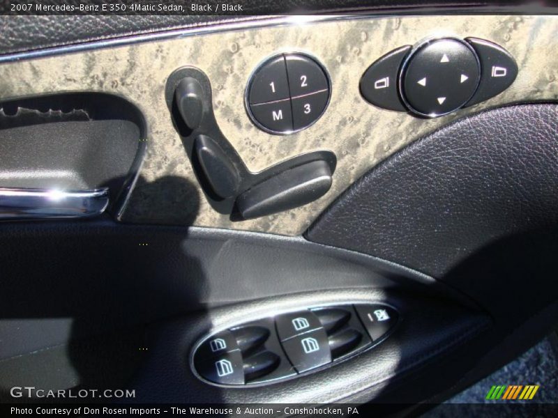 Black / Black 2007 Mercedes-Benz E 350 4Matic Sedan