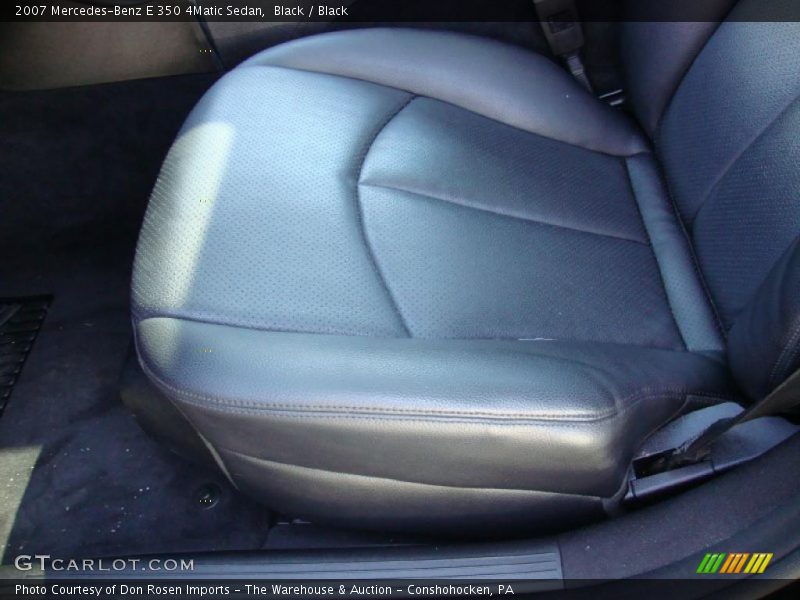 Black / Black 2007 Mercedes-Benz E 350 4Matic Sedan