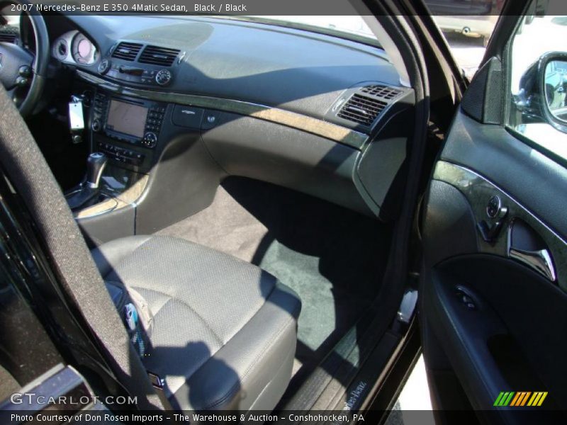 Black / Black 2007 Mercedes-Benz E 350 4Matic Sedan