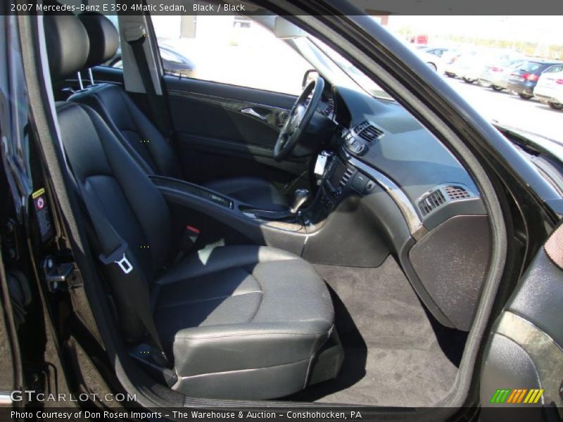 Black / Black 2007 Mercedes-Benz E 350 4Matic Sedan