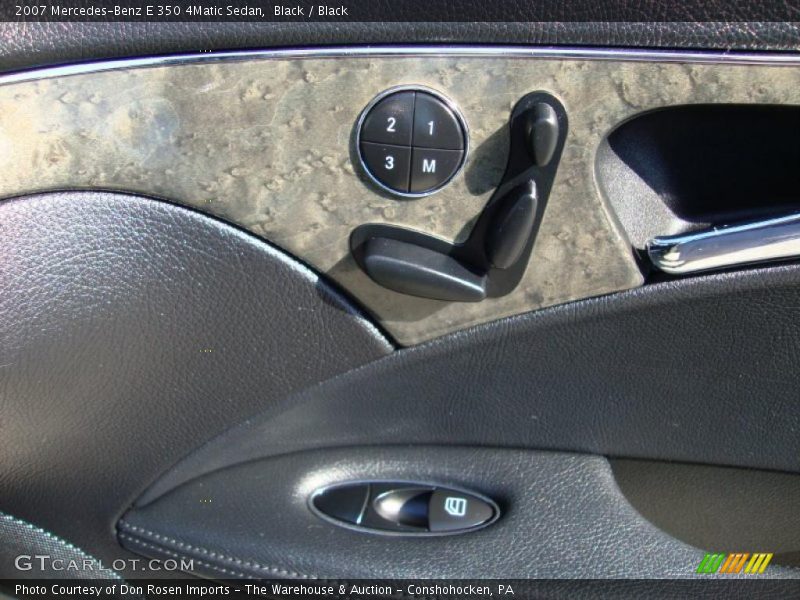 Black / Black 2007 Mercedes-Benz E 350 4Matic Sedan