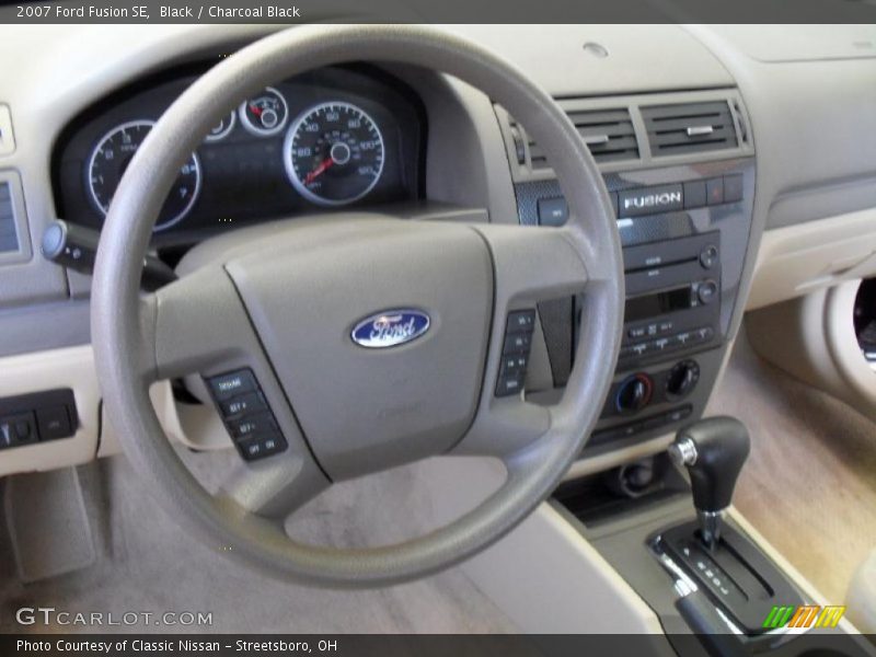Black / Charcoal Black 2007 Ford Fusion SE