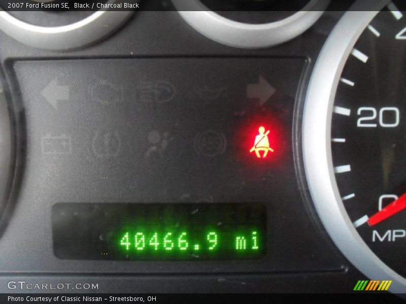 Black / Charcoal Black 2007 Ford Fusion SE