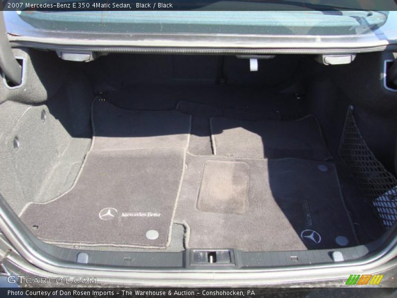 Black / Black 2007 Mercedes-Benz E 350 4Matic Sedan