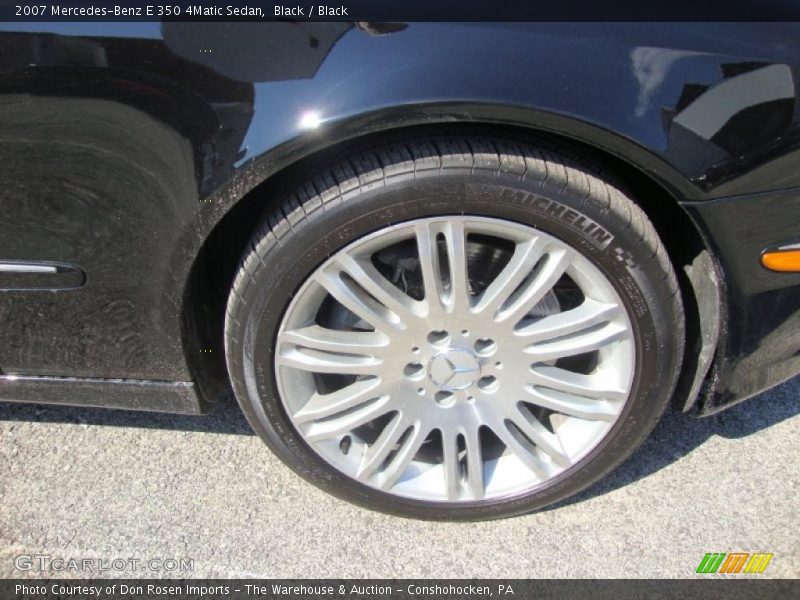 Black / Black 2007 Mercedes-Benz E 350 4Matic Sedan