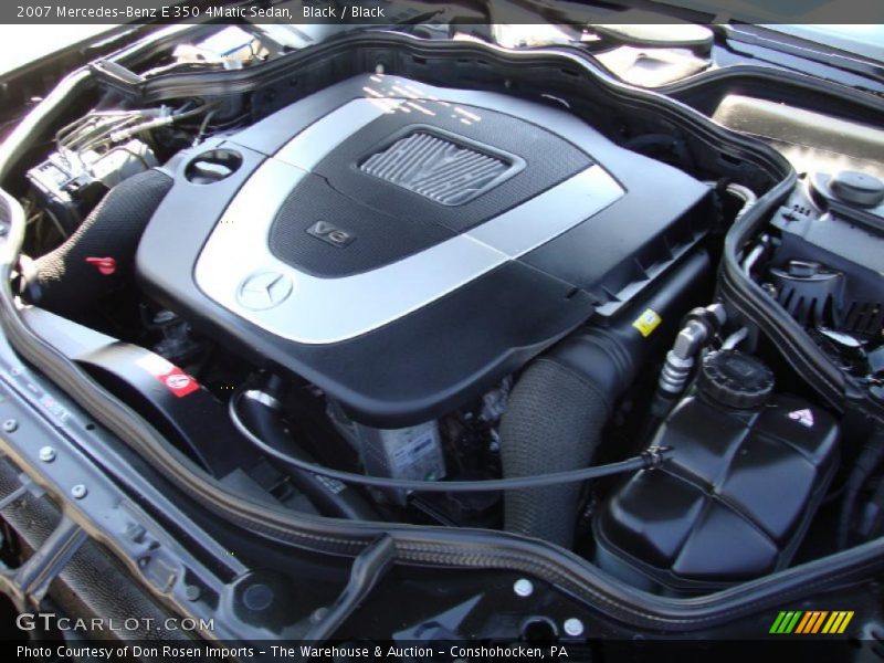 Black / Black 2007 Mercedes-Benz E 350 4Matic Sedan