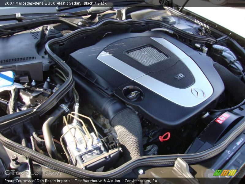 Black / Black 2007 Mercedes-Benz E 350 4Matic Sedan