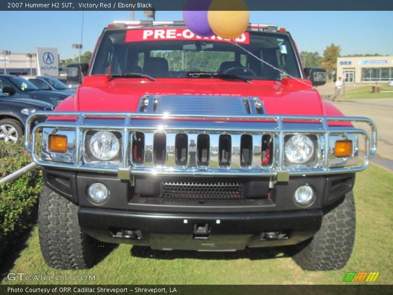 Victory Red / Ebony Black 2007 Hummer H2 SUT