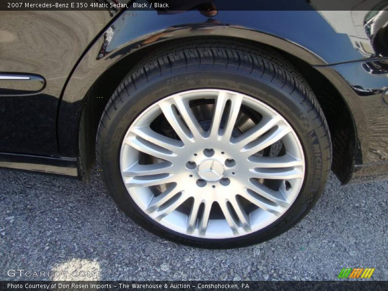 Black / Black 2007 Mercedes-Benz E 350 4Matic Sedan