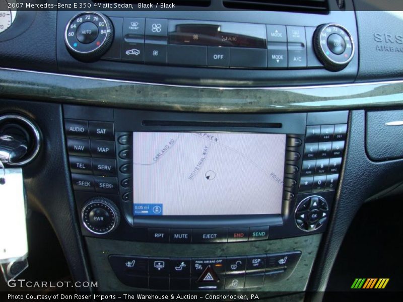Black / Black 2007 Mercedes-Benz E 350 4Matic Sedan