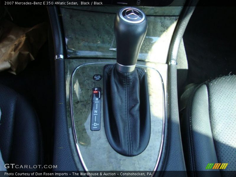 Black / Black 2007 Mercedes-Benz E 350 4Matic Sedan