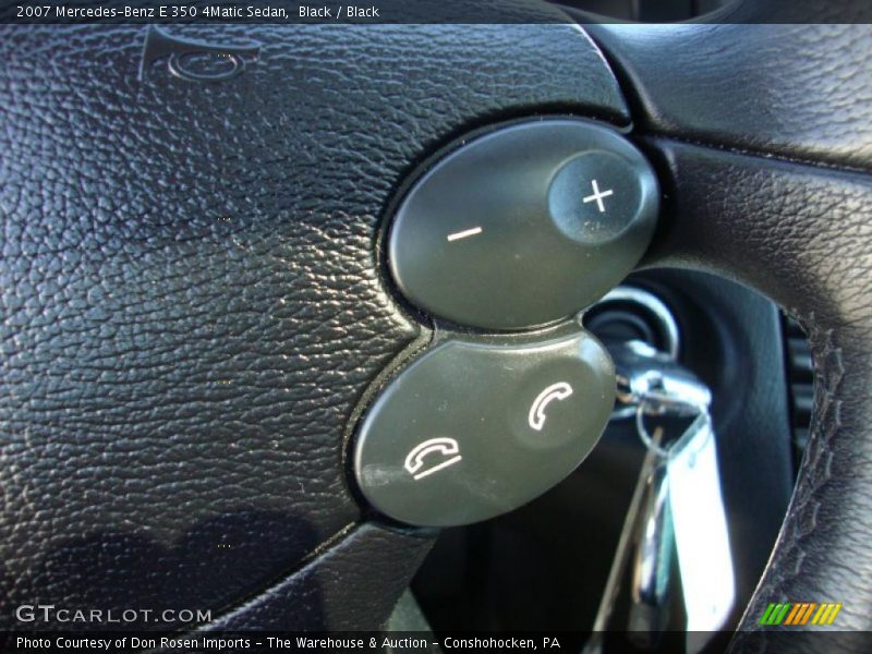Black / Black 2007 Mercedes-Benz E 350 4Matic Sedan