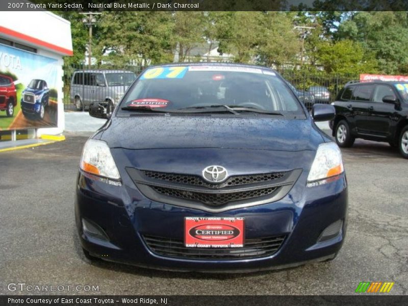 Nautical Blue Metallic / Dark Charcoal 2007 Toyota Yaris Sedan