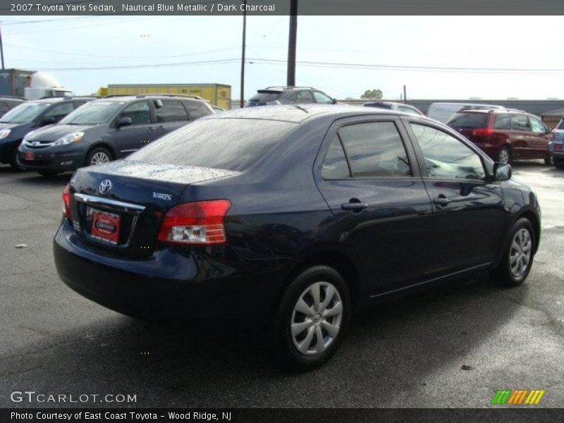 Nautical Blue Metallic / Dark Charcoal 2007 Toyota Yaris Sedan
