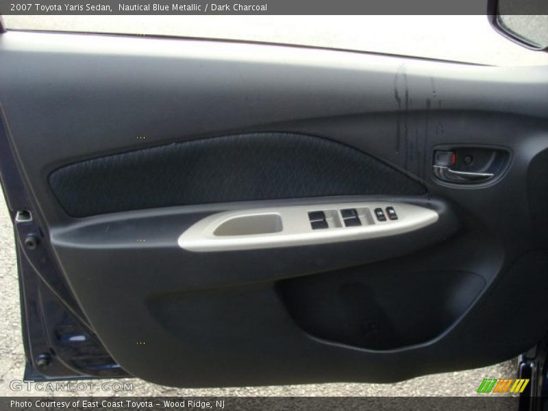 Nautical Blue Metallic / Dark Charcoal 2007 Toyota Yaris Sedan