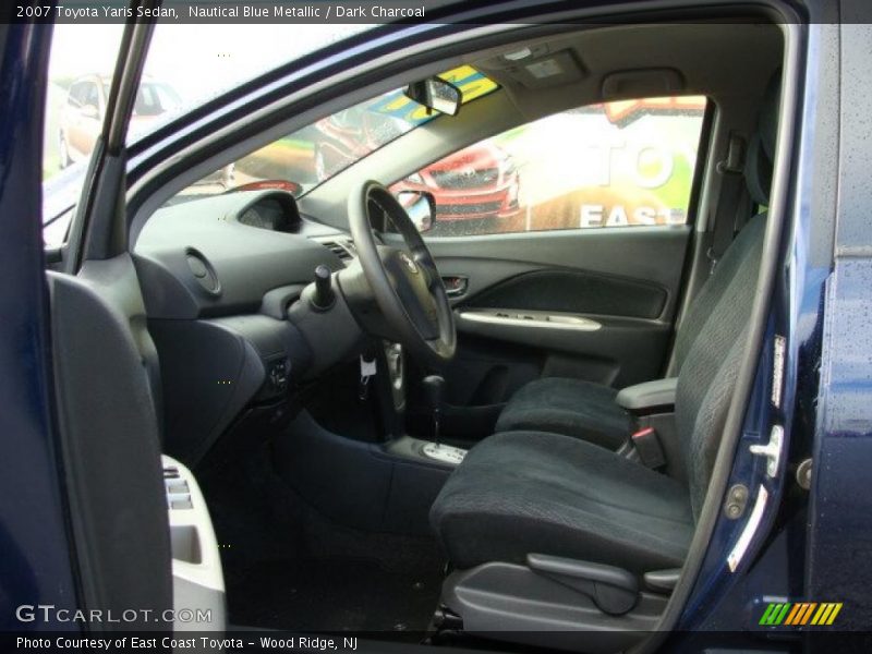Nautical Blue Metallic / Dark Charcoal 2007 Toyota Yaris Sedan