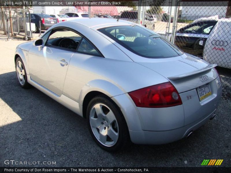 Lake Silver Metallic / Ebony Black 2001 Audi TT 1.8T quattro Coupe