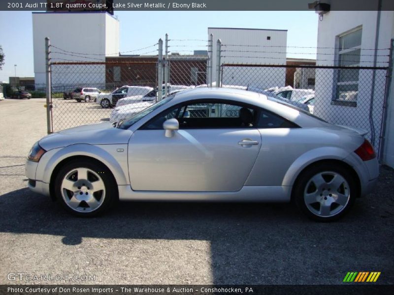 Lake Silver Metallic / Ebony Black 2001 Audi TT 1.8T quattro Coupe