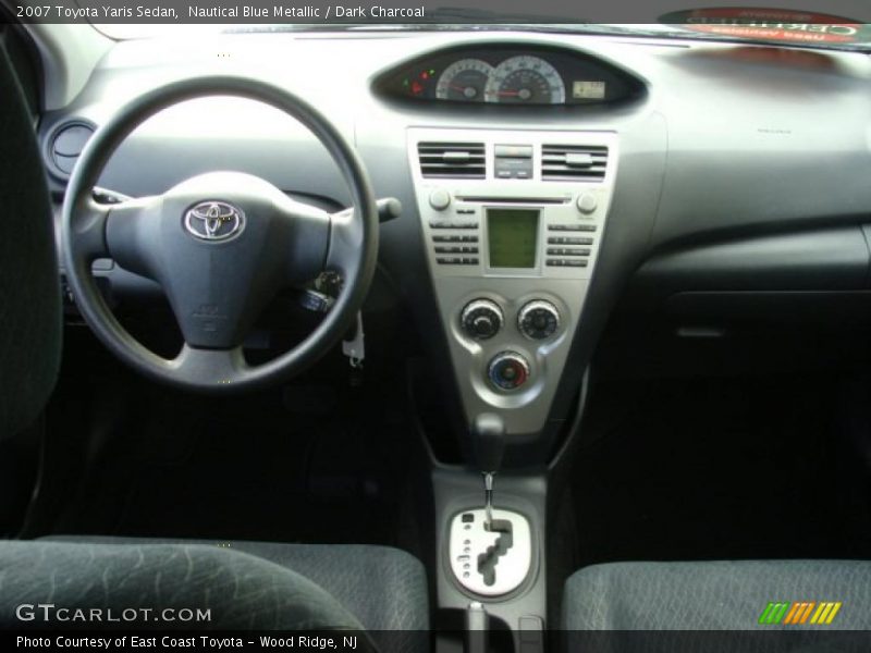 Nautical Blue Metallic / Dark Charcoal 2007 Toyota Yaris Sedan