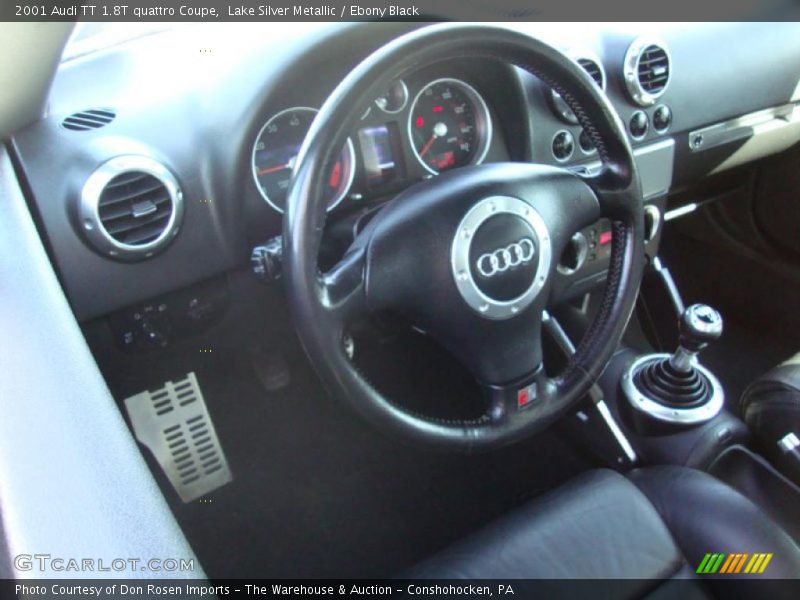 Lake Silver Metallic / Ebony Black 2001 Audi TT 1.8T quattro Coupe