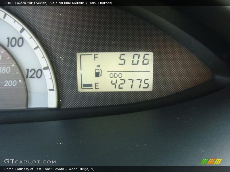 Nautical Blue Metallic / Dark Charcoal 2007 Toyota Yaris Sedan