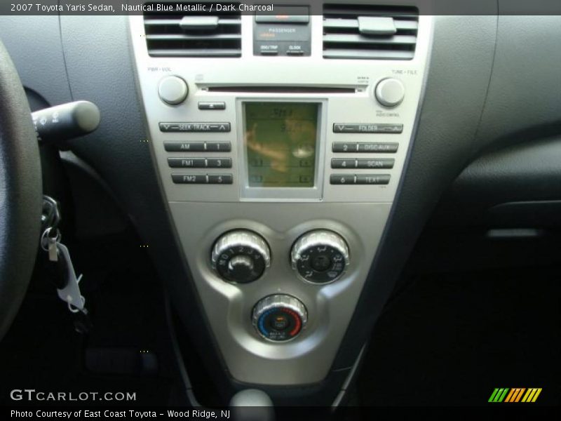 Nautical Blue Metallic / Dark Charcoal 2007 Toyota Yaris Sedan