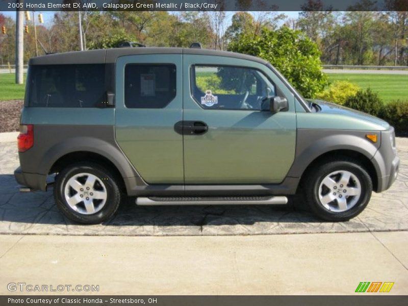 Galapagos Green Metallic / Black/Gray 2005 Honda Element EX AWD